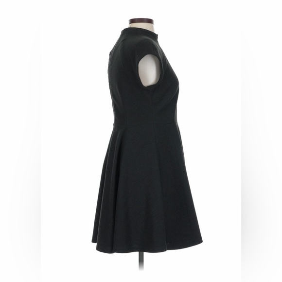 Anthropologie Plenty By Tracy Reese Black Sleeveless Mini Dress with Lace Detail - Picture 8 of 16